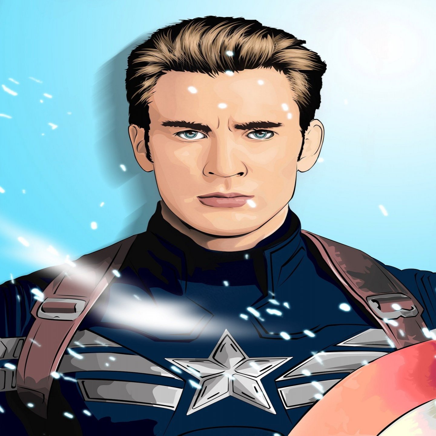 captain america face